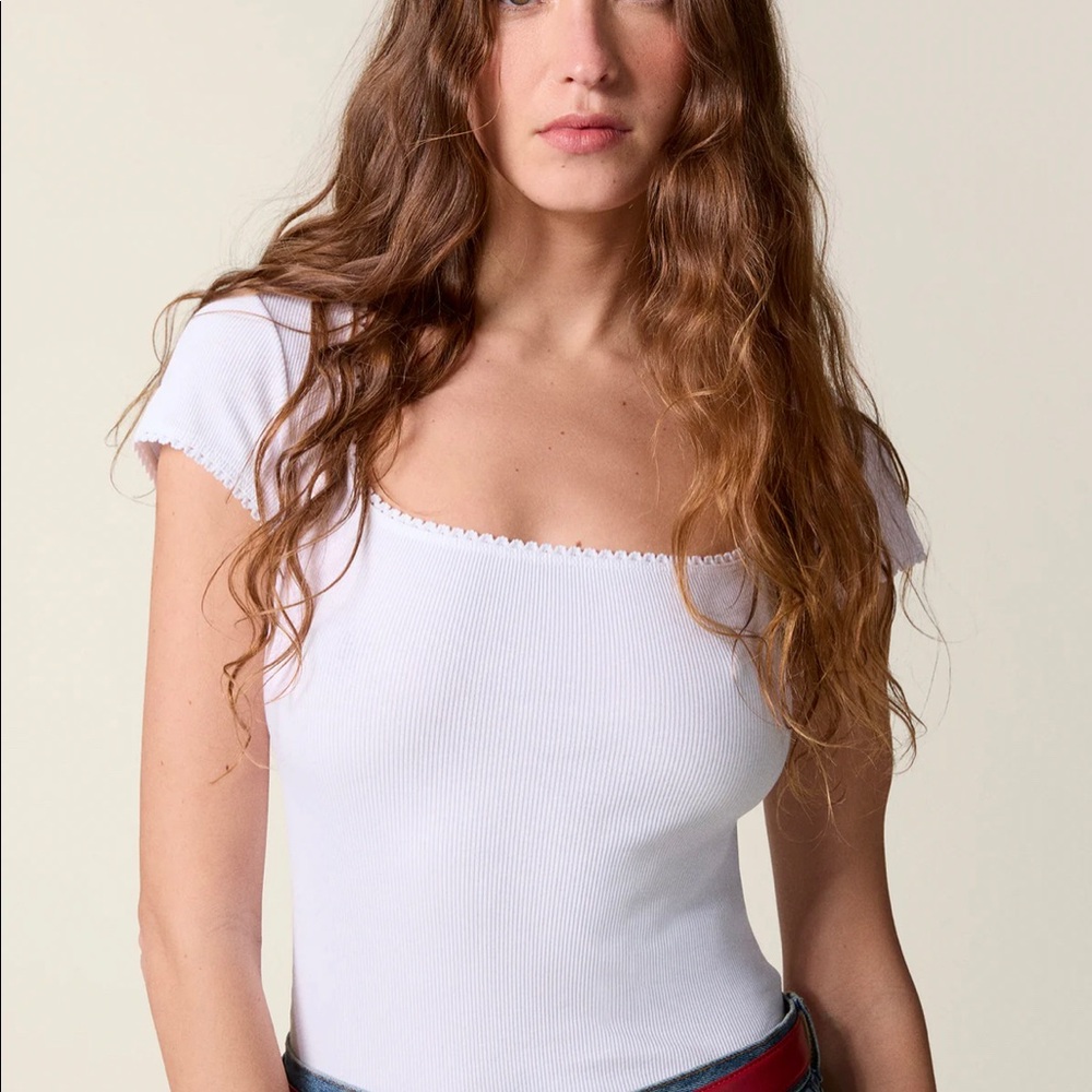 Rouje Siam Top in White